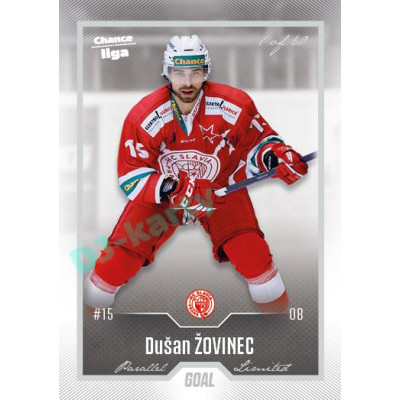 2022/23 Goal Cards Chance Liga 1. série #103 Dušan Žovinec Silver 1 of 60