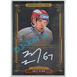 2021 OFS Kingdom of Lions Kelly Klíma #A14 14/20 Authentic Signature WHITE