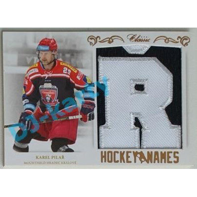 2015/16 OFS Karel Pilař #HN-19 03/20 ''Ř'' Hockey Names