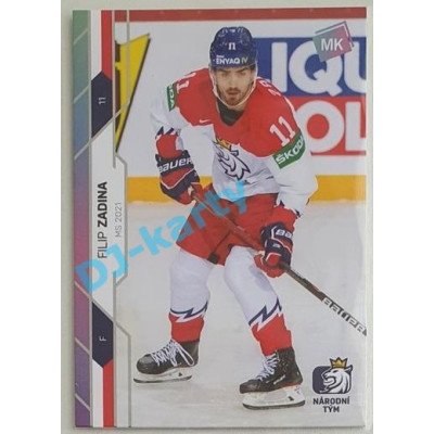 2021 MK reprezentace Filip Zadina MS 2021 #76 Rainbow 1 of 60