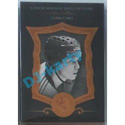 2020 OFS Síň slávy českého hokeje Luděk Čajka #SSCH-129 07/25 Black Cut