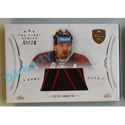 2021/22 OFS The Final Series Petr Kumstát #STI-KUP 01/20 Game Used Stick Gold