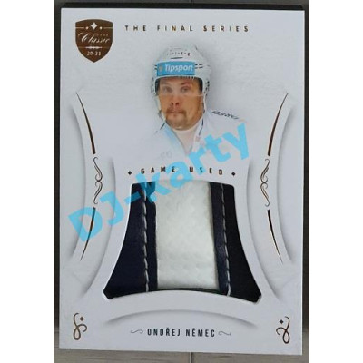 2021/22 OFS The Final Series Ondřej Němec #MEM-ON Game Used Gold PROMO