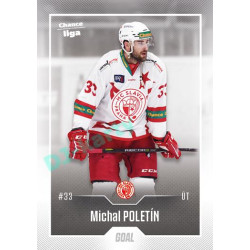 2022/23 Goal Cards Chance Liga 1. série #107 Michal Poletín