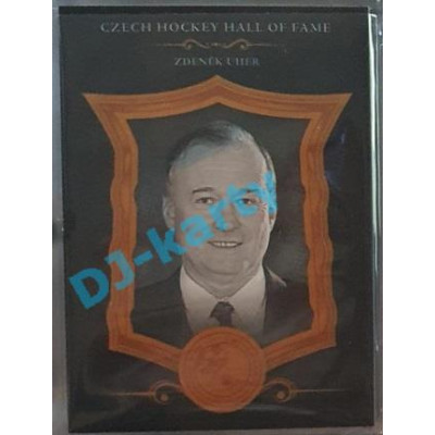 2020 OFS Síň slávy českého hokeje Zdeněk Uher #SSCH-131 13/25 Black Cut