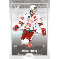 2022/23 Goal Cards Chance Liga 1. série #108 Michal Simon Silver 1 of 60