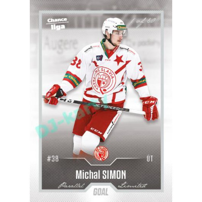 2022/23 Goal Cards Chance Liga 1. série #108 Michal Simon Silver 1 of 60