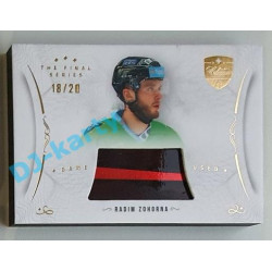 2021/22 OFS The Final Series Radim Zohorna #STI-ZOR 18/20 Game Used Stick Gold