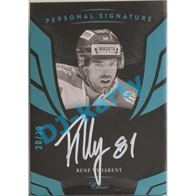 2020/21 OFS 1. série René Vydarený #PS-REVY 30/30 Personal Signature White
