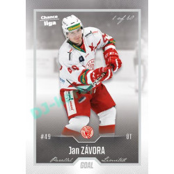 2022/23 Goal Cards Chance Liga 1. série #109 Jan Závora Silver 1 of 60