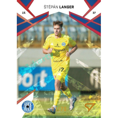2024/25 Sportzoo Chance Liga 1. série #115 Štěpán Langer Copper Diamond xx/70