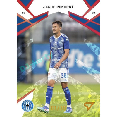 2024/25 Sportzoo Chance Liga 1. série #111 Jakub Pokorný Copper Diamond xx/70