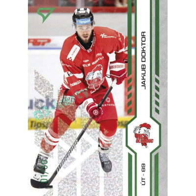 2024/25 Sportzoo ELH 2. serie #329 Jakub Doktor Green Glitter xx/30
