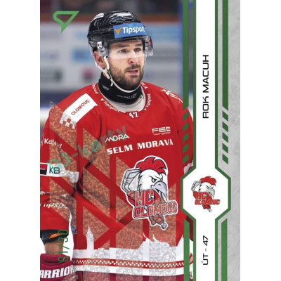 2024/25 Sportzoo ELH 2. serie #332 Rok Macuh Green Glitter xx/30