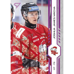 2024/25 Sportzoo ELH 2. serie #333 Joshua James Mácha Purple Iceberg xx/60
