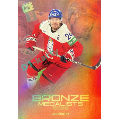 2021/22 MK reprezentace #BM-10 Jan Ščotka Bronze Medalists 1 of 100