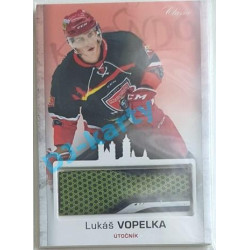 2017 OFS Mountfield Cup Lukáš Vopelka #21 Game Used Stick PROMO