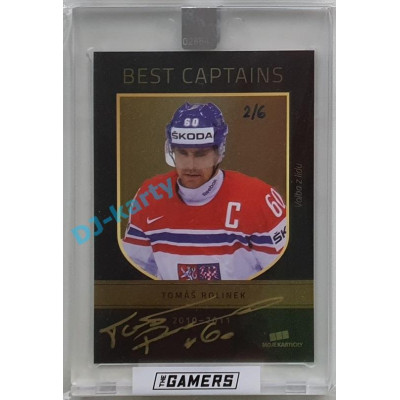 2021 MK Gamers 2 Tomáš Rolinek #10 2/6 Best Captains GOLD
