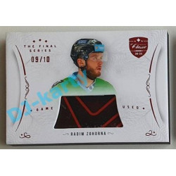 2021/22 OFS The Final Series Radim Zohorna #STI-ZOR 09/10 Game Used Stick Red