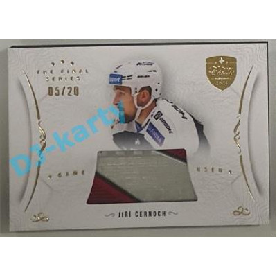 2021/22 OFS The Final Series Jiří Černoch #STI-CEJ 05/20 Game Used Stick Gold