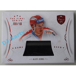 2021/22 OFS The Final Series Aleš Jergl #STI-JEA 08/10 Game Used Stick Red