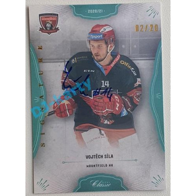 2021/22 OFS The Final Series Vojtěch Síla #328 02/20 Bonus Signature Rainbow