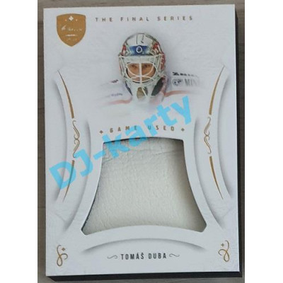 2021/22 OFS The Final Series Tomáš Duba #MEM-TU Game Used Gold PROMO