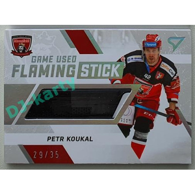 2021/22 Sportzoo TIPSPORT ELH Petr Koukal #FS-KO 29/35 Flaming Stick