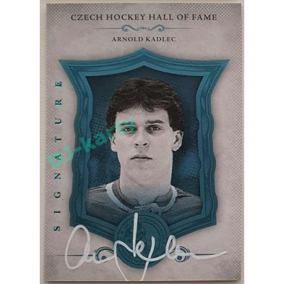 2022 LC Síň slávy českého hokeje UPDATE Arnold Kadlec #SSCH-112 13/20 Signature