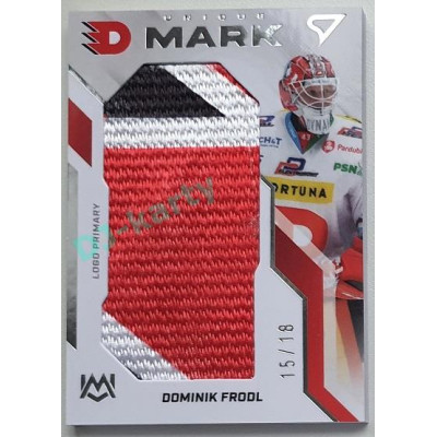2022/23 Sportzoo ELH 1. série #UM-DF Dominik Frodl Unique Mark 15/18