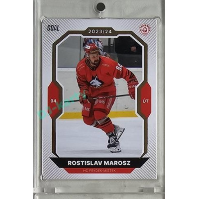 2023/24 Goal cards Chance Liga 1. série #124 Rostislav Marosz Gold 1of20