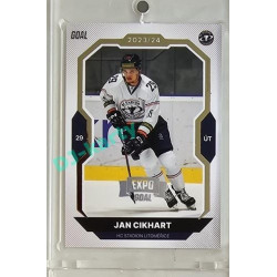 2023/24 Goal cards Chance Liga 2. série #278 Jan Cikhart Expo Silver 1of7