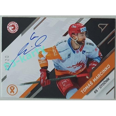2022/23 Sportzoo O kapku lepší hokej #KNS-TM Tomáš Marcinko Autograph 17/20