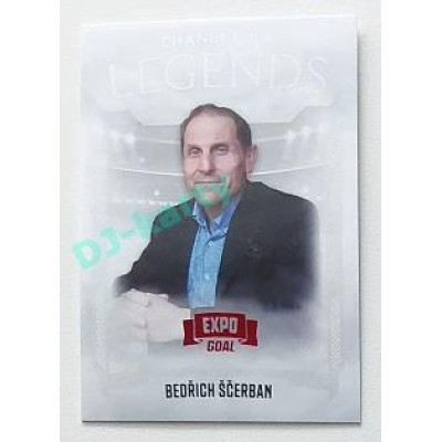 2022/23 Goal Cards Chance #LL-02 Bedřich Ščerban Legends Expo x/3
