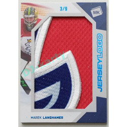 2023 MK reprezentace #JL-02 Marek Langhamer Jersey Logo Memorabilia 3/9