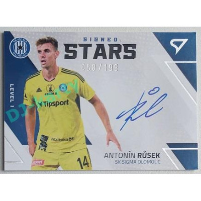 2022/23 Sportzoo Fortuna Liga 2. série #SL1-AR Antonín Růsek Signed Stars Level 1 xx/199