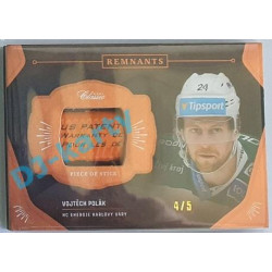 2020/21 OFS 1.série Vojtěch Polák #RPS-VPO 4/5 Game Used Remnants Black Cut