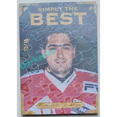 2023 Legendary Cards Simply the Best #17 Roman Čechmánek Magma 15/15