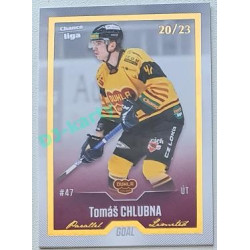 2022/23 Goal Cards Chance Liga Update #410 Tomáš Chlubna Gold xx/23