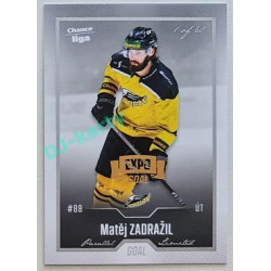 2022/23 Goal Cards Chance Liga 2. série #242 Matěj Zadražil Expo Silver 1 of 3