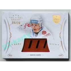 2021/22 OFS The Final Series David Kaše #STI-KAA 04/20 Game Used Stick Gold
