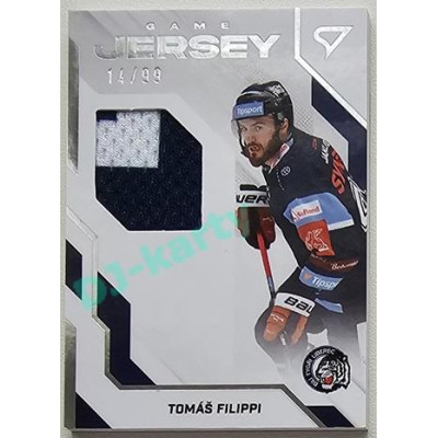 2022/23 Sportzoo ELH 2. série #GJ-TF Tomáš Filippi Game Jersey 14/99