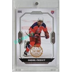 2023/24 Goal cards Chance Liga 2. série #268 Ondrej Šedivý 1st day of issue