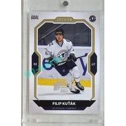 2023/24 Goal cards Chance Liga 2. série #279 Filip Kuťák Expo Silver 1of7