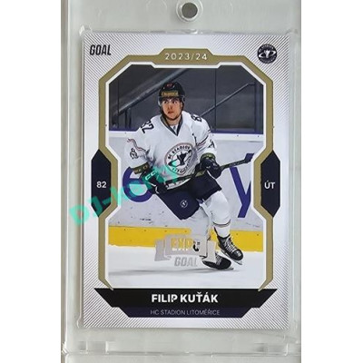 2023/24 Goal cards Chance Liga 2. série #279 Filip Kuťák Expo Silver 1of7