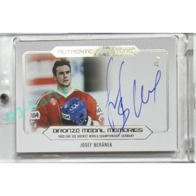 2023 LC Bronze Medal Memories 1993 #AS-23 Josef Beránek Authentic Signature Platinum base 12/20