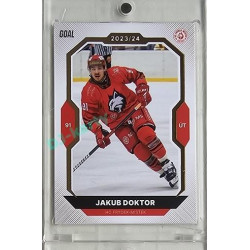 2023/24 Goal cards Chance Liga 1. série #125 Jakub Doktor Gold 1of20