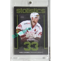 2023/24 Goal cards Chance Liga 1. série #ST-12 Karel Klikorka Statistics Expo 1of6