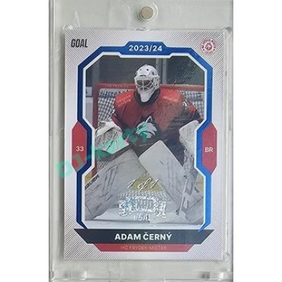 2023/24 Goal cards Chance Liga 2. série #313 Adam Černý Blue Expo 1of1