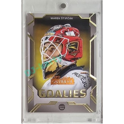 2023/24 Goal cards Chance Liga 2. série #G-08 Marek Štipčák Goalies Expo Ostrava 1of2